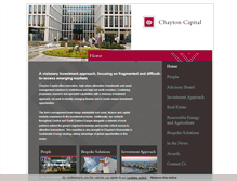 Tablet Screenshot of chaytoncapital.com